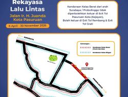 Polres Pasuruan Kota Siapkan Jalur Alternatif Dampak Pembongkaran Jembatan Bok Wedi