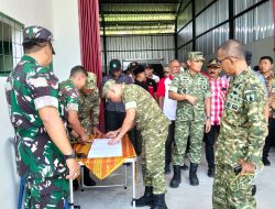 Tim BPKP Dan Mabes TNI Laksanakan Pengecekan dan Evaluasi Lapangan KDKMP di Kodim 0816/Sidoarjo 
