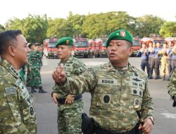 Hadiri Penyerahan 100 Damkar, Danrem 084/BJ Siap Lindungi Masyarakat.