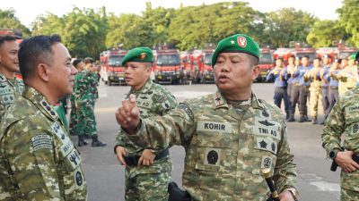 Hadiri Penyerahan 100 Damkar, Danrem 084/BJ Siap Lindungi Masyarakat.