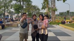 Aksi Humanis Polwan Polresta Sidoarjo Amankan Car Free Day 