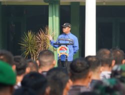 Apel Pagi Korem 084/BJ, Danrem Tekankan Pengecekan, Evaluasi dan Penyampaian Informasi.