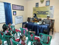 Polisi Sahabat Anak: Polsek Candi Edukasi Siswa PAUD Soal Disiplin dan Keselamatan