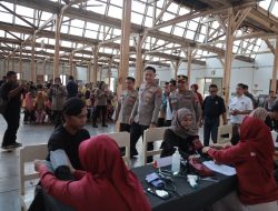 Polres Jember Peduli Kesehatan Buruh, Gelar MCU Gratis Jelang May Day