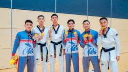 Tim Taekwondo Garbha Presisi Polri Juara Umum di Jepang
