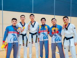Tim Taekwondo Garbha Presisi Polri Juara Umum di Jepang