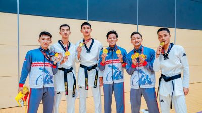 Tim Taekwondo Garbha Presisi Polri Juara Umum di Jepang