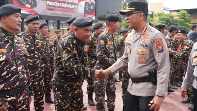  Siapkan Kolaborasi Lintas Sektoral, Polresta Sidoarjo Gelar Apel Sabuk Kamtibmas 
