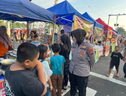 CFD Alun-Alun Sidoarjo, Jadi Moment Kedekatan Polwan Bersama Warga 