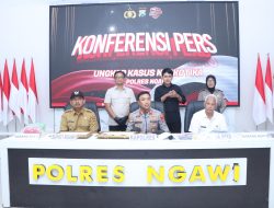 Polres Ngawi Amankan 2 Pengedar, Sita 223,842 Gram Sabu