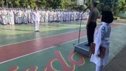 Kapolsek Buduran Jadi Inspektur Upacara, Ajak Siswa Bijak Bermedia Sosial