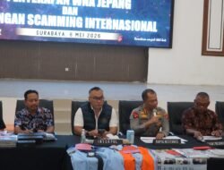 Polrestabes Surabaya Bongkar Scaming Internasional, 44 Orang Diamankan