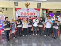 Polwan Jenggala Presisi Sidoarjo Patroli Jelang Pilkades