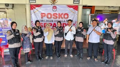 Polwan Jenggala Presisi Sidoarjo Patroli Jelang Pilkades