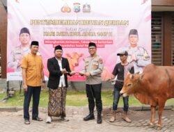 Idul Adha 2026, Polresta Sidoarjo Salurkan 100 Hewan Kurban