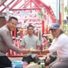 Polres Batu Rampungkan Jembatan Merah Putih, Akses Warga Aman