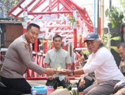 Polres Batu Rampungkan Jembatan Merah Putih, Akses Warga Aman