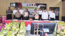 Polresta Sidoarjo Ungkap Sindikat Penyalahgunaan LPG Bersubsidi Berkedok Rumah Kontrakan 