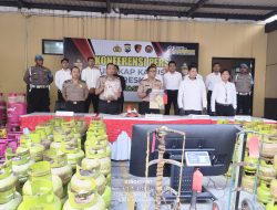 Polresta Sidoarjo Ungkap Sindikat Penyalahgunaan LPG Bersubsidi Berkedok Rumah Kontrakan 