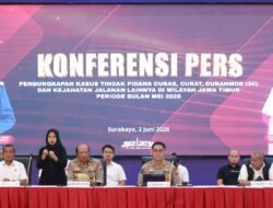 Polda Jatim Ungkap 320 Kasus 3C dan Kejahatan Jalanan Mei 2026