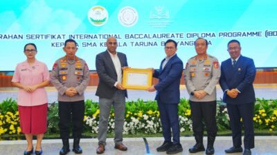 Kapolri Terima Sertifikat IBDP, SMA KTB Siap Cetak Generasi Muda Indonesia