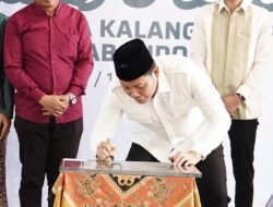 Bupati Subandi Resmikan Menara Masjid At-Taqwa Kalanganyar Pada 1 Muharram
