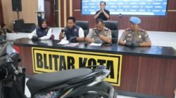 Polres Blitar Kota Amankan Tiga Tersangka Perampasan Modus Jebak
