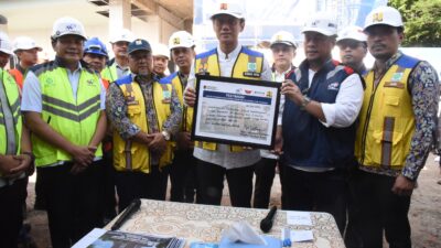 AHY Bersama Jajaran Pemerintah Pusat Tinjau Rekontruksi Ponpes, Progres Capai 50 Persen