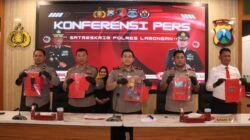 Ungkap Jaringan Ganjal ATM Lintas Daerah, Polres Lamongan Ringkus 5 Residivis 