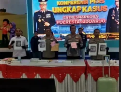 Polresta Sidoarjo Ungkap Jaringan Narkoba Internasional Vape