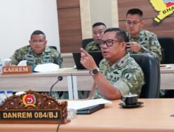 Akselerasi Pembangunan KDKMP, Danrem 084/Bhaskara Jaya Lakukan Evaluasi Intensif 