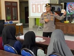 Polsek Balongbendo Edukasi Bahaya Narkoba dan Kenalkan Hotline 110