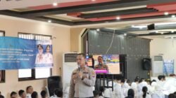 Tanamkan Kesadaran Hukum Sejak Dini, Polresta Sidoarjo Edukasi Siswa Baru SMKN 1 Lewat MPLS