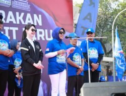 Hadiri HUT ke-25 Partai Demokrat di Sidoarjo, Arumi Bachsin Ajak Masyarakat Membumikan Langit Biru lewat Penghijauan
