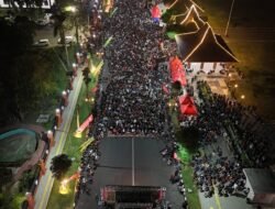 Ribuan Warga Banjiri Pendopo Delta Wibawa, Nobar Final Piala Dunia Bersama Bupati dan Forkopimda