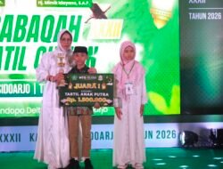 Kecamatan Gedangan Raih Juara Umum MTQ ke-32 Sidoarjo, Pemkab Siapkan Hadiah Tiket Umrah