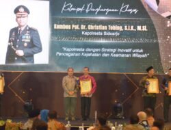 Inovasi Cegah Kejahatan Berbuah Hasil, Kapolresta Sidoarjo Raih Radar Surabaya Award 2026