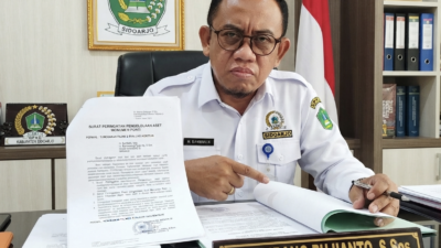 Tunggakan Pajak Monumen Ponti, Ketua Komisi B DPRD Sidoarjo Ancam Putus Kontrak