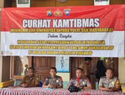 Curhat Kamtibmas di Desa Jambangan, Polresta Sidoarjo Perkuat Jembatan Komunikasi 