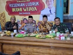 Kapolsek Jabon Silaturahmi Perkuat Sinergi Jaga Kamtibmas dan Lestarikan Budaya