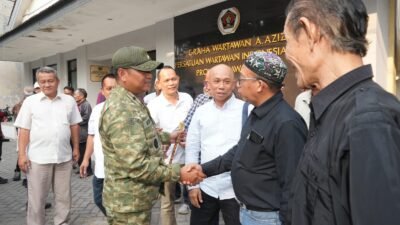 Danrem Bhaskara Jaya Sambangi PWI Jatim: Sinergi TNI–Media Kunci Informasi yang Terbuka dan Berimbang