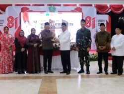 Malam Tirakatan HUT ke-81 RI: Bupati Subandi Ajak Seluruh Elemen Dukung Visi Presiden RI