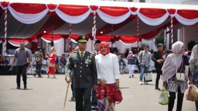 Hadiri Upacara HUT ke-81 RI di Grahadi, Danrem Bhaskara Jaya Sampaikan Pernyataannya..