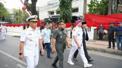 Hadiri Hari Juang Polri,  Danrem Bhaskara Jaya Teguhkan Sinergi Soliditas TNI–Polri