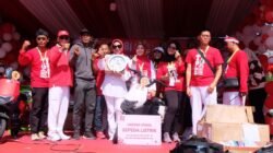 Wabup Mimik Keliling 5 Titik, Semarak HUT RI ke-81 Kuatkan Gotong Royong, Wabup Mimik Keliling 5 Titik