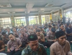 Polresta Sidoarjo & Masyarakat Doakan Kesembuhan Santri Manbaul Hikam