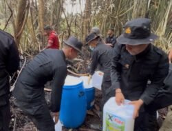Polda Riau Kerahkan X Fire & Drone Padamkan Karhutla Siak