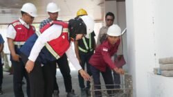 Inspeksi Gedung HD, Wabup Sidoarjo Tolak Material Tidak Sesuai Spesifikasi Dan Standarisasi 