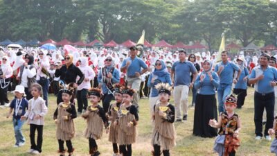 Festival ASi BERLIAN Sidoarjo, Ribuan Anak Usia Dini Banjiri Lapangan Pasmar 2