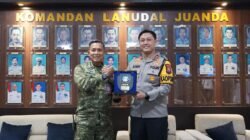 Sinergi Diperkuat, Kapolresta Sidoarjo Jalin Silaturahmi ke Yonarhanud 8